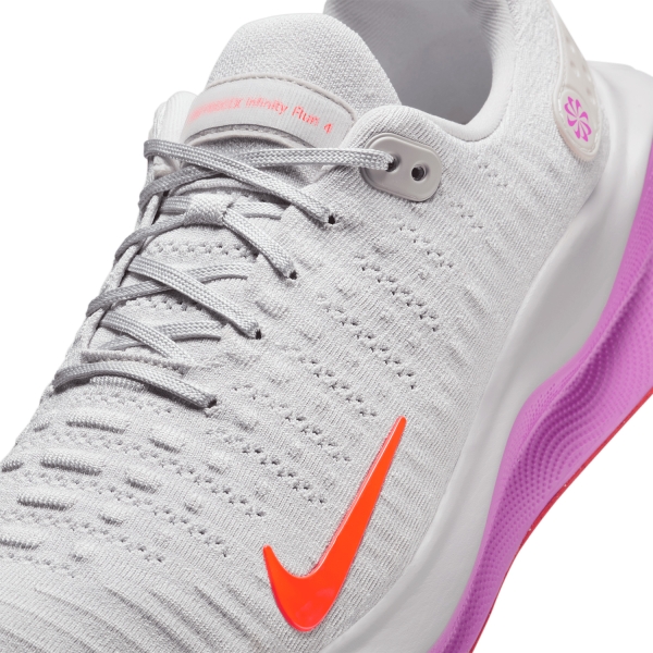 Nike InfinityRN 4 - Vast Grey/Bright Crimson/Hyper Violet