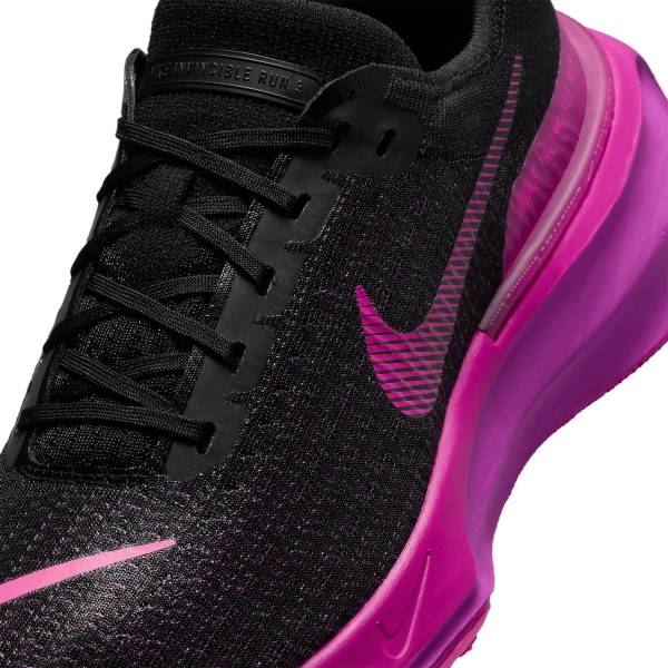 Nike ZoomX Invincible Run Flyknit 3 - Black/Laser Fuchsia/Vivid Grape
