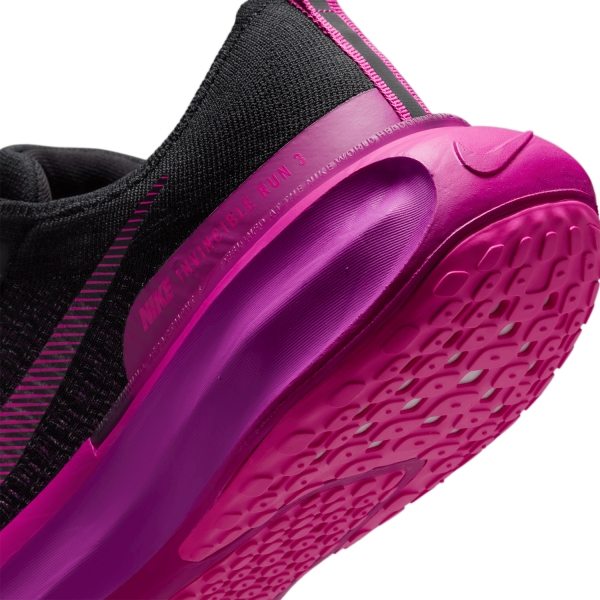 Nike ZoomX Invincible Run Flyknit 3 - Black/Laser Fuchsia/Vivid Grape
