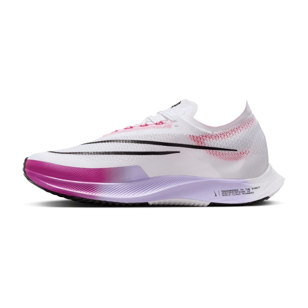 Nike ZoomX Streakfly - White/Black/Vivid Grape/Purple Agate