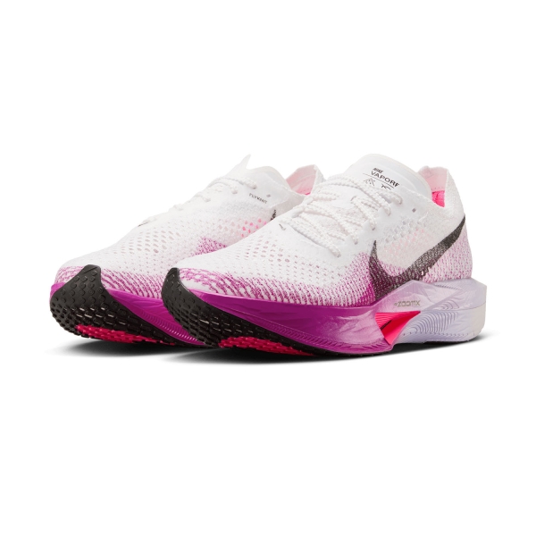 Nike ZoomX Vaporfly Next% 3 - White/Black/Vivid Purple/Purple Agate