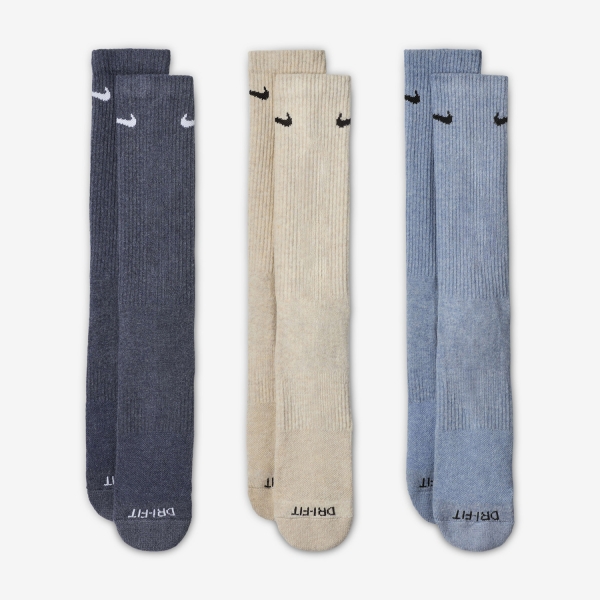 Nike Everyday Plus Cushioned x 3 Calcetines - Multicolor