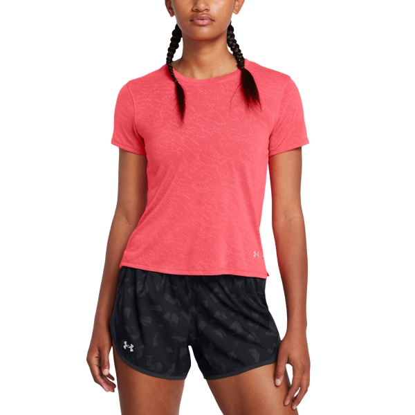 Women's Running T-Shirts Under Armour Launch Camo TShirt  Racer Red 13863370713