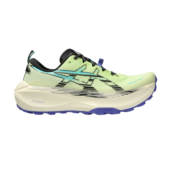 Men's Trail Running Shoes Asics Trabuco Max 4  Lime Green/Black 1011B976300