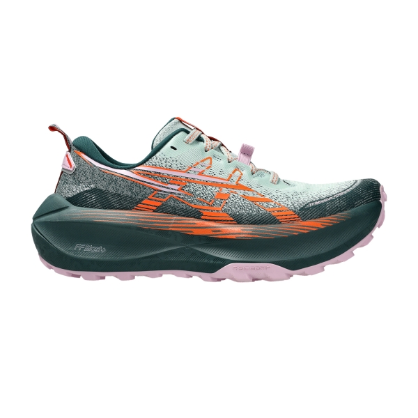 Scarpe Trail Running Donna Asics Trabuco Max 4  Cold Moss/Nova Orange 1012B769400