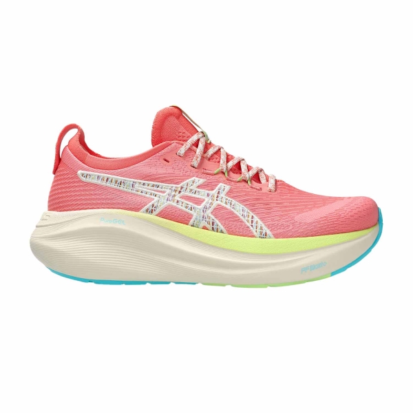 Zapatillas Running Neutras Mujer Asics Gel Nimbus 27 TR  Nature Bathing/Guava 1012B808700