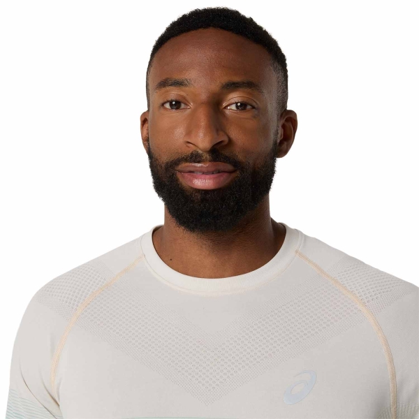 Asics Seamless Camisa - Birch/Oasis Green