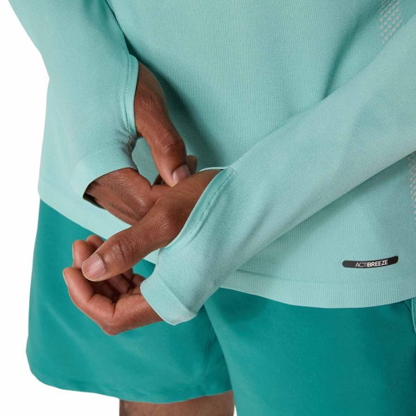 Asics Seamless Camisa - Birch/Oasis Green