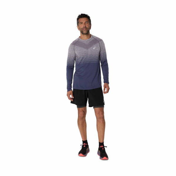 Asics Seamless Camisa - Lavender Grey/Indigo Fog