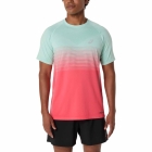 Asics Seamless T-Shirt - Coral Reef/Oasis Green