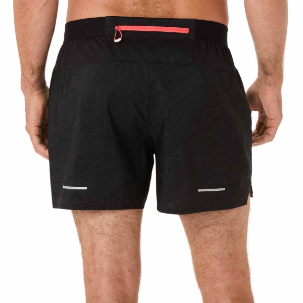 Asics Fujitrail Printed 5in Pantaloncini - Performance Black
