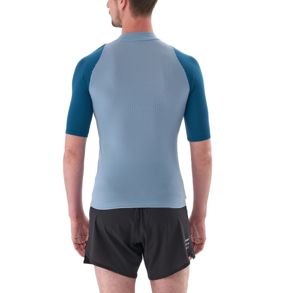 Compressport Postural Maglietta - Denim/Poseidon