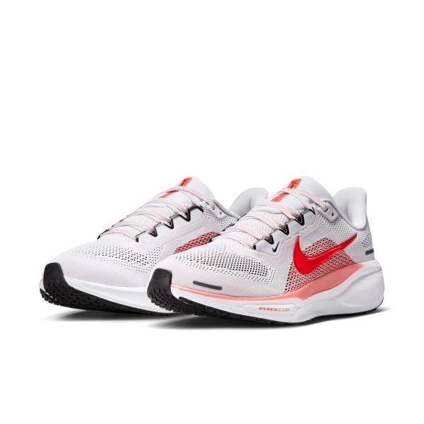Nike Pegasus 41 - White/Bright Crimson/Magic Ember/Black