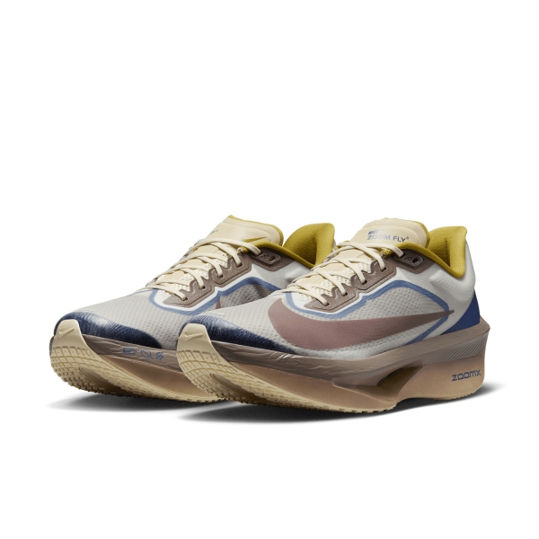Nike Zoom Fly 6 Premium - Light Bone/Cave Stone/Blue Void/Burgundy Crush