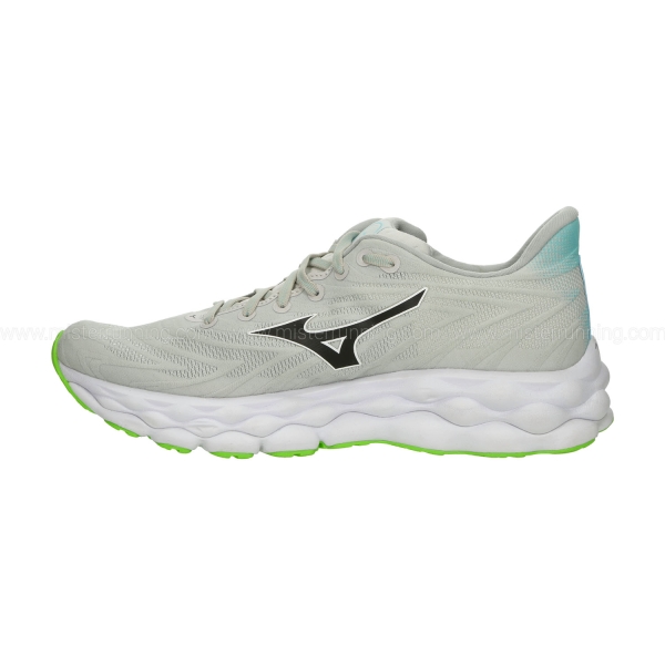 Mizuno Wave Sky 8 - Nimbus Cloud/Black/Green Gecko