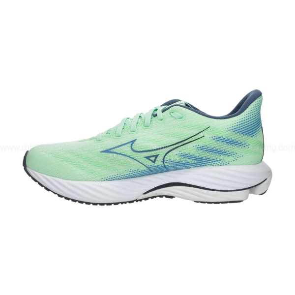 Mizuno Wave Rider 28 - Neo Mint/Frontier Blue/Vintage Indigo