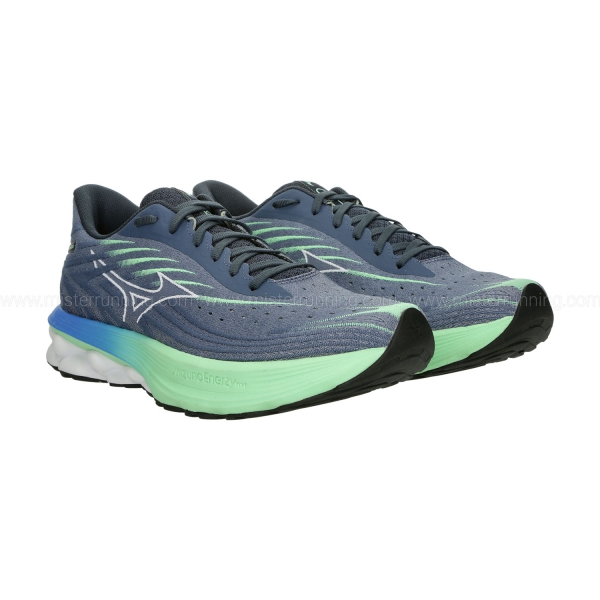 Mizuno Wave Skyrise 6 - Vintage Indigo/White/Neo Mint