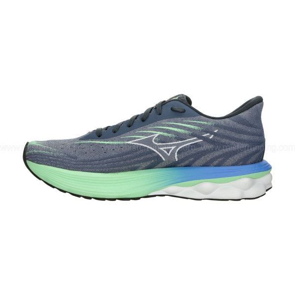 Mizuno Wave Skyrise 6 - Vintage Indigo/White/Neo Mint