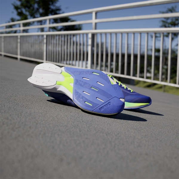 adidas adizero adios 8 - Lucid Blue/Zero Metallic/Lucid Lemon