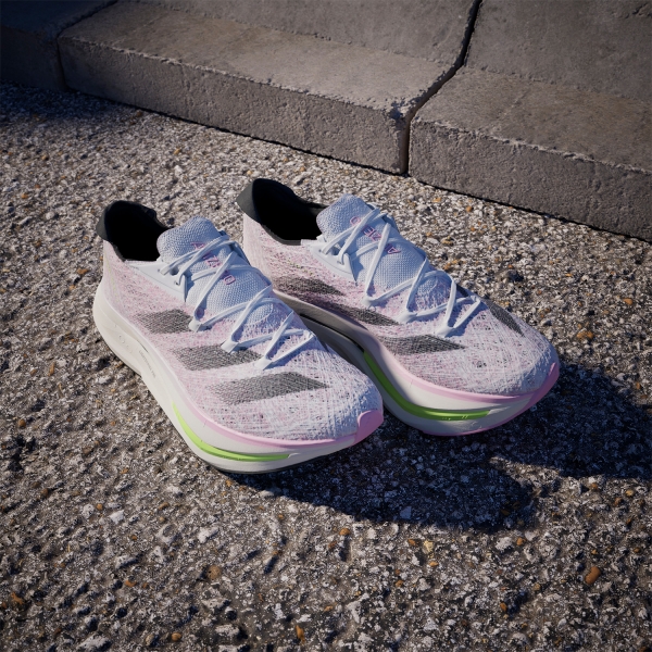 adidas adizero Prime X 2 Strung - FTWR White/Core Black/Pink Spark
