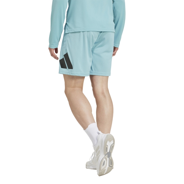 adidas Essentials Logo 5in Pantaloncini - Mint Ton/Black