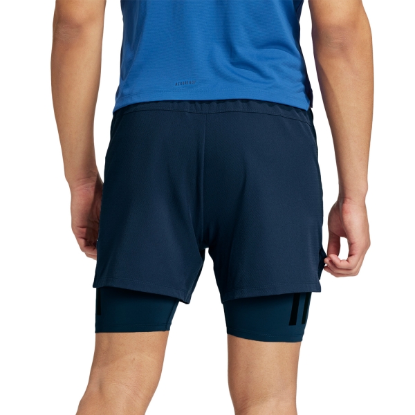 adidas Power 2 in 1 5in Pantaloncini - Shadow Navy/Black