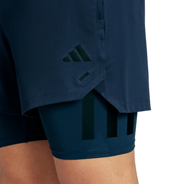 adidas Power 2 in 1 5in Pantaloncini - Shadow Navy/Black