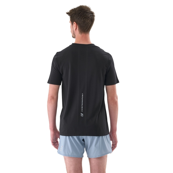 Compressport Performance Logo Maglietta - Black