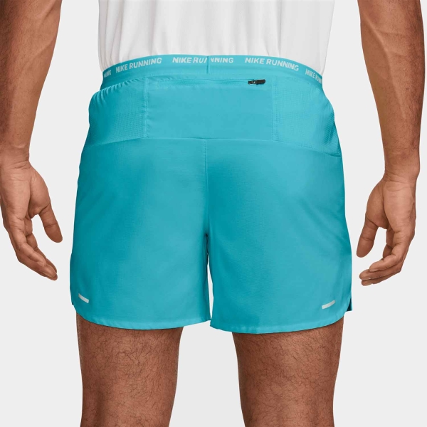 Nike Dri-FIT Stride 5in Shorts - Dusty Cactus/Black/Reflective Silver