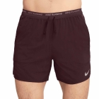 Nike Dri-FIT Stride 5in Shorts - Burgundy Crush/Black/Reflective Silver