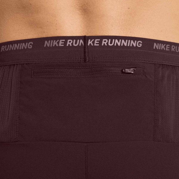 Nike Dri-FIT Stride 5in Shorts - Burgundy Crush/Black/Reflective Silver
