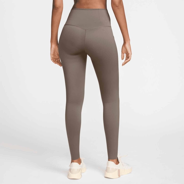 Nike Dri-FIT Go Tights - Mink Brown/Black