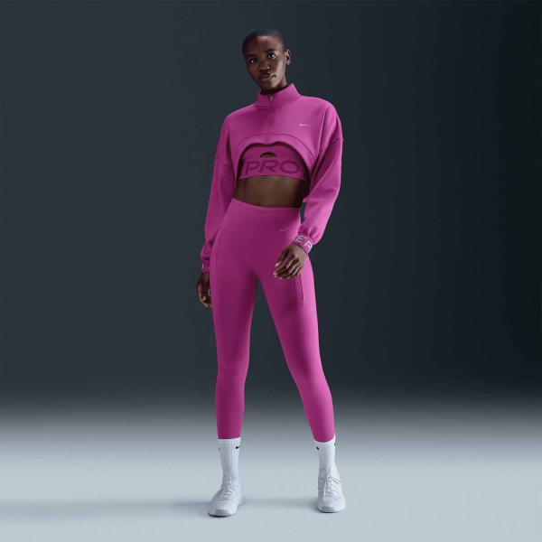 Nike Dri-FIT Go Tights - Hot Fuchsia/Black