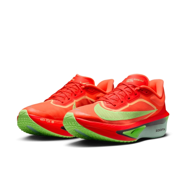 Nike Zoom Fly 6 - Bright Crimson/Cave Purple/Lime Blast