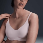 Nike Alate Minimalist Reggiseno Sportivo - Particle Beige/White
