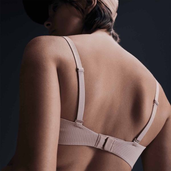 Nike Alate Minimalist Reggiseno Sportivo - Particle Beige/White