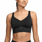 Nike Alate Logo Reggiseno Sportivo - Black/Cool Grey