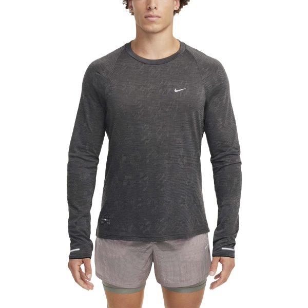 Maglia Running Uomo Nike Nike ThermaFIT ADV Pro Maglia  Black/Iron Grey  Black/Iron Grey 
