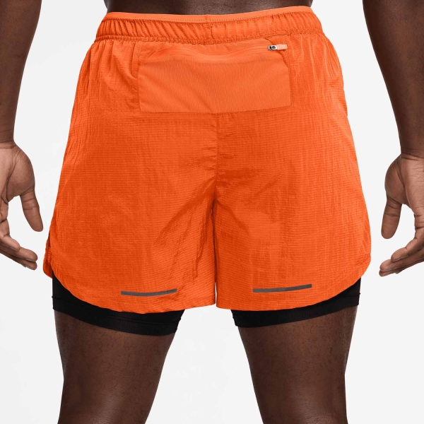 Nike Stride 5in Shorts - Safety Orange/Black/Reflective Black