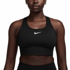 Nike Swoosh Pocket Reggiseno Sportivo - Black/White