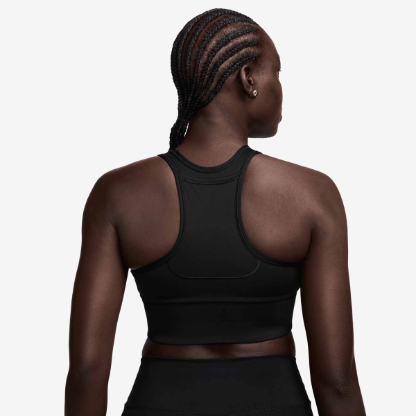 Nike Swoosh Pocket Reggiseno Sportivo - Black/White