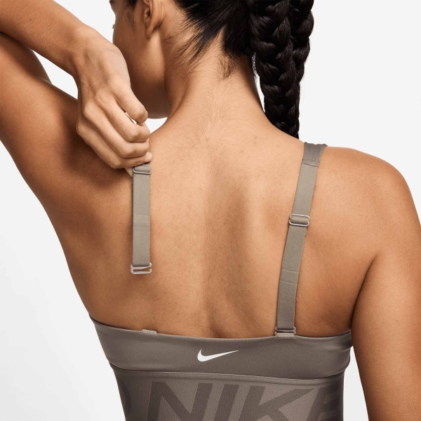 Nike Indy Plunge Reggiseno Sportivo -  Mink Brown/Ironstone/White