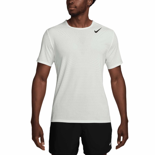 Maglietta Running Uomo Nike Aeroswift Maglietta  Summit White/Black HJ3377121