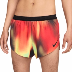 Nike Dri-FIT ADV Aeroswift Elite 2in Shorts - Light Lemon Twist/Light Crimson/Black