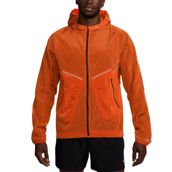 Giacca Running Uomo Nike Repel Division Giacca  Safety Orange/Black/Reflective Black HJ3522819