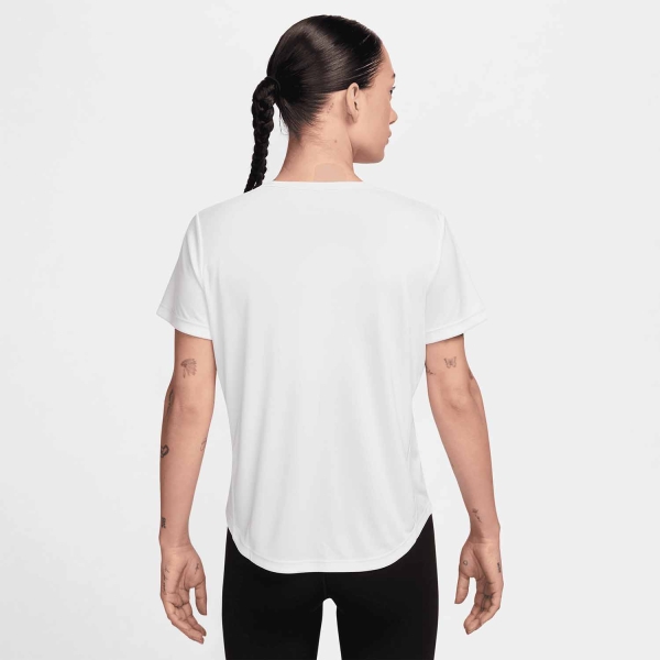 Nike Tempo Maglietta - White/Reflective Silver