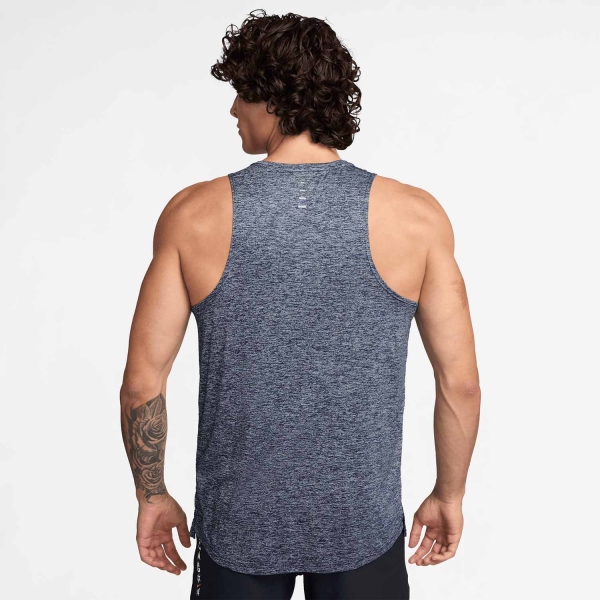 Nike Dri-FIT ADV Stride Canotta - Thunder Blue/Heather/Reflective Silver