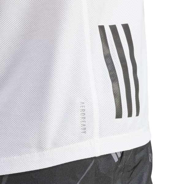adidas 3S Own The Run Top - White