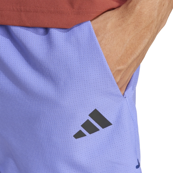 adidas Gym+ 2 in 1 4in Shorts - Semi Cobalt Blue/Black