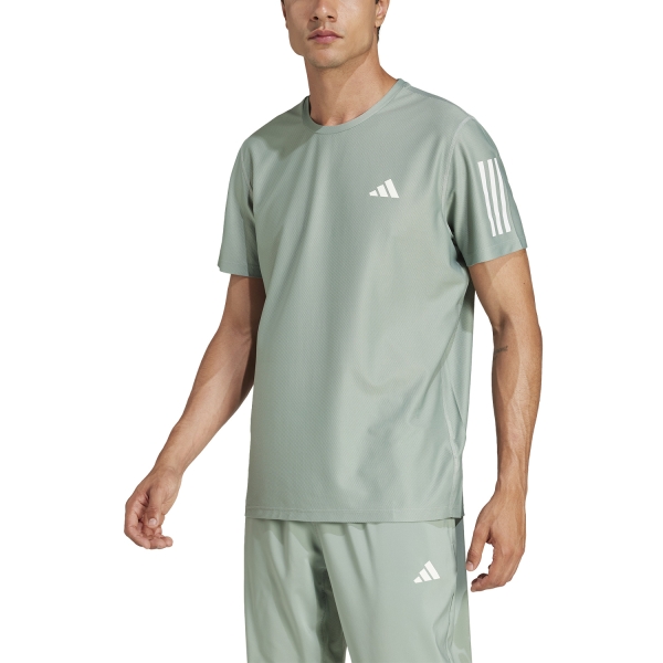 Camisetas Running Hombre adidas OTR Pro Camiseta  Silver Green JC9793